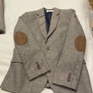 Beautiful boys blazer with patches on elbows.